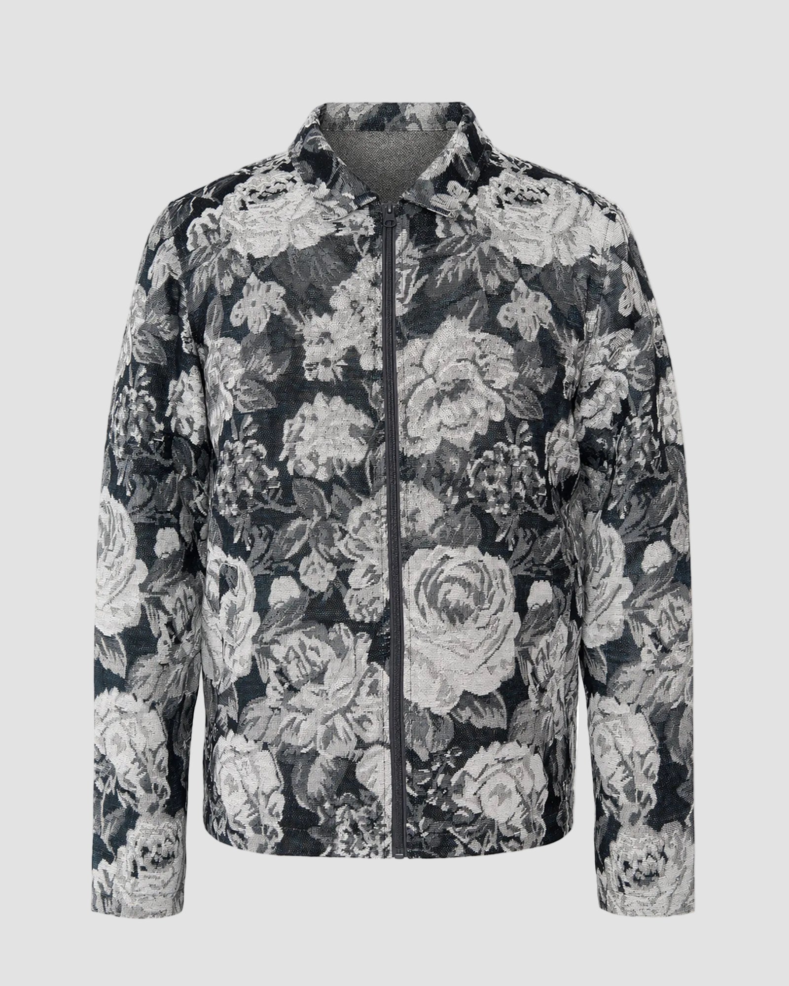Men’s Malchiah Woven Jacket in Black front view