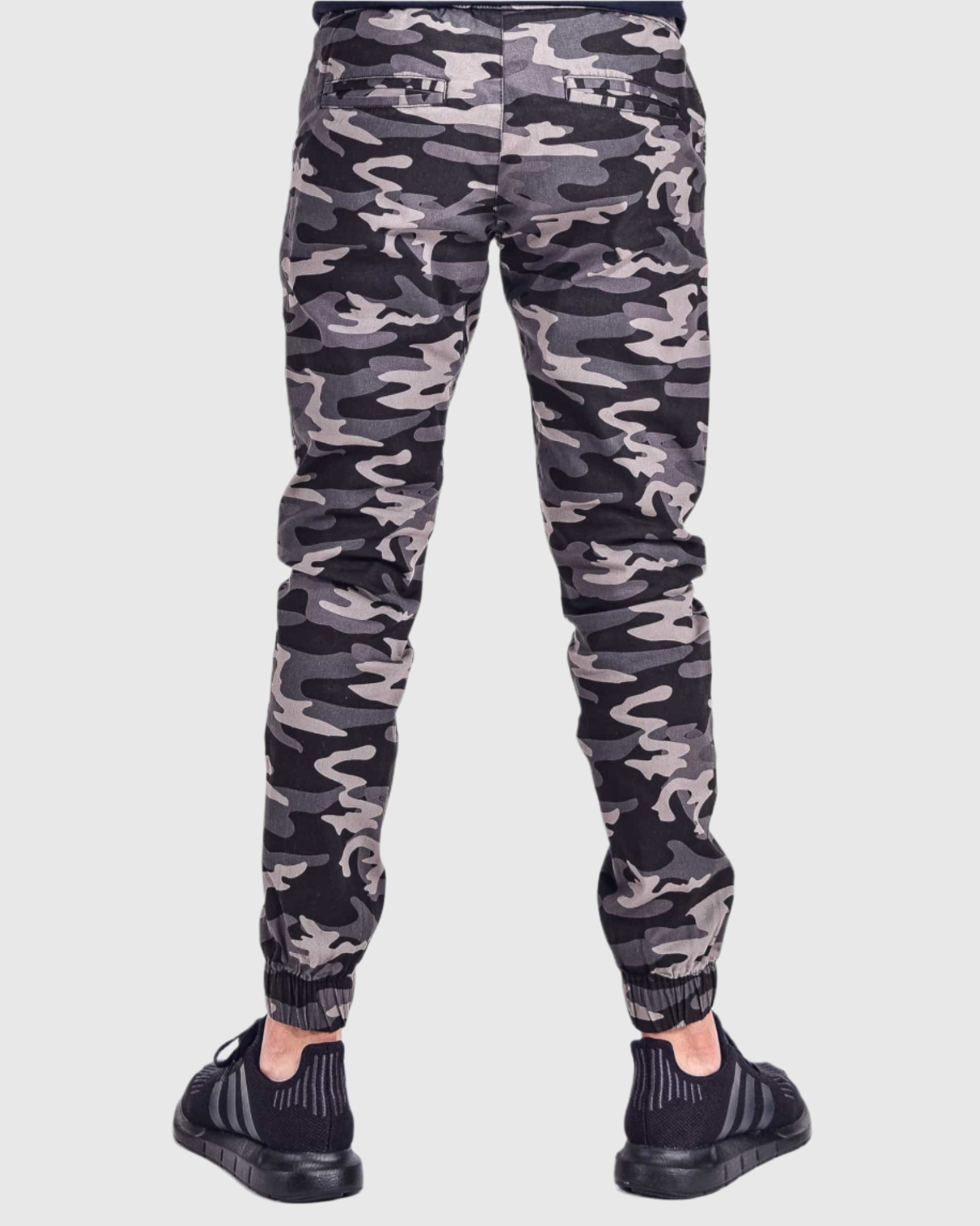 MEN'S CLAYTON TWILL STRETCH JOGGERS back view