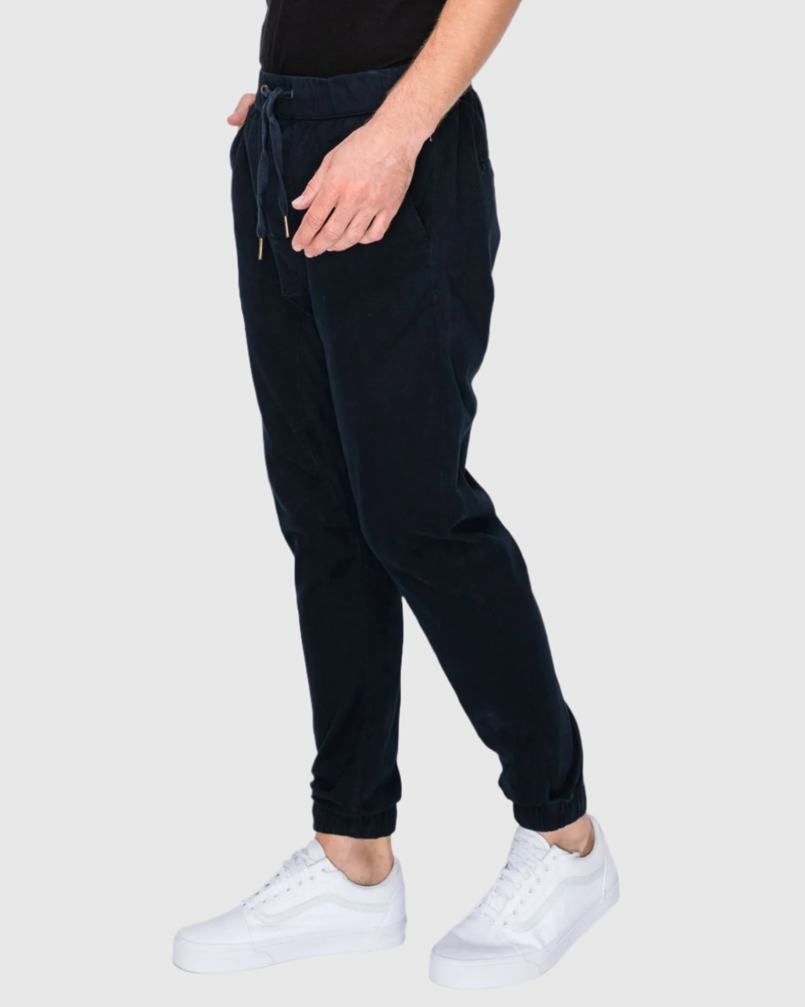 MEN'S CLAYTON TWILL STRETCH JOGGERS front view