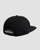 Back view of the one-size-fits-all Men’s Socal Skull Snapback in Black Gold Grey Red color, highlighting the adjustable snapback feature for a perfect fit.