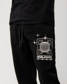 LA Urban Fleece Pants upper graphic detail view