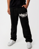 World King Fleece Pants front graphic detail view