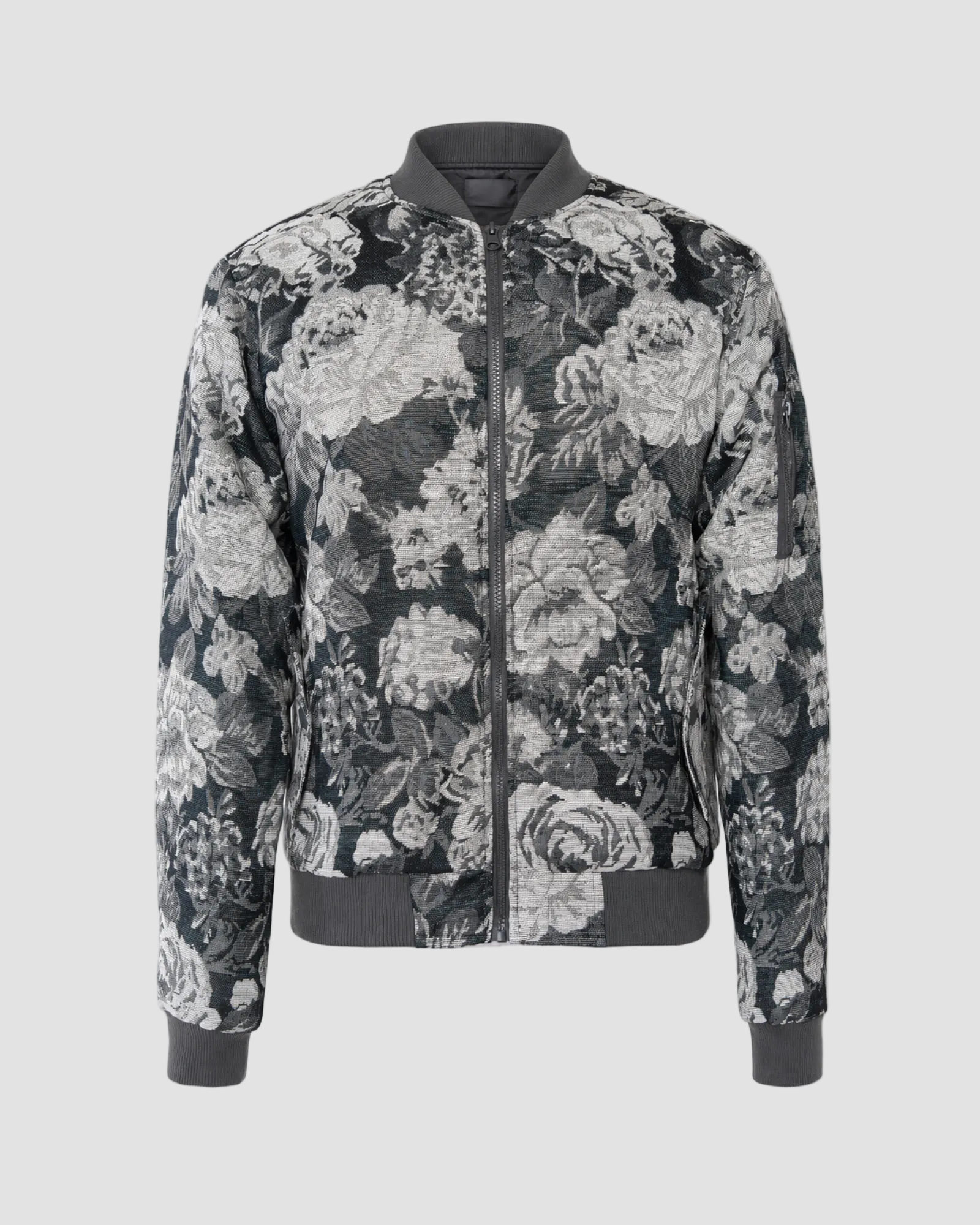 Ring of Fire Ahikam Tapestry Varsity Jacket Front View