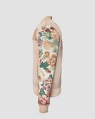 Ring of Fire Gibeon tapestry varsity jacket tan colorway side view