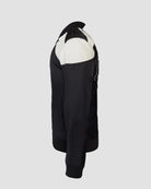 Ring of Fire Lennex Black Satin Bomber Jacket Side View