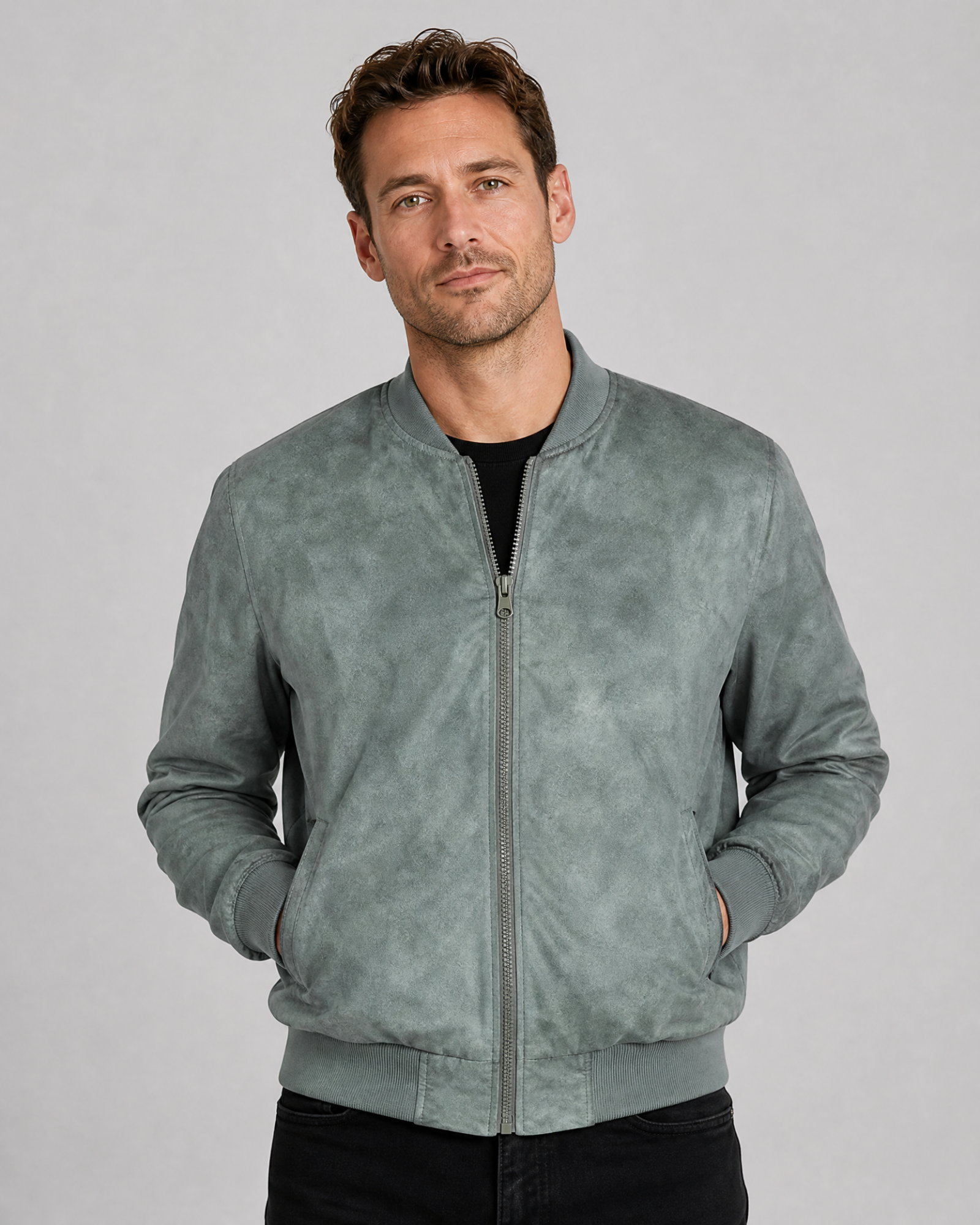mens bomber jacket mens olive bomber jacket casual bomber jacket everyday jacket