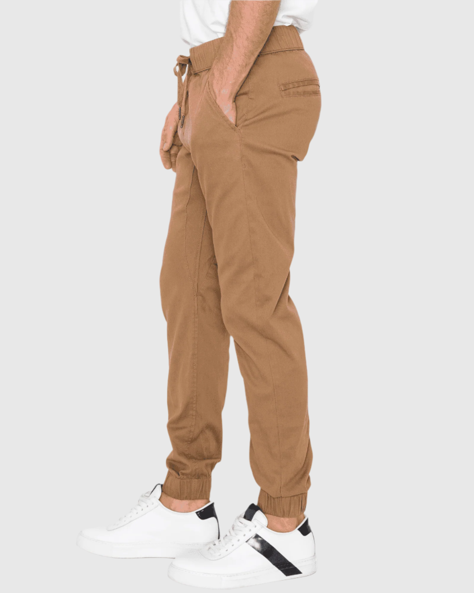 MEN'S CLAYTON TWILL STRETCH JOGGERS side view