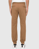 MEN'S CLAYTON TWILL STRETCH JOGGERS back view