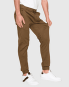 MEN'S CLAYTON TWILL STRETCH JOGGERS detail view