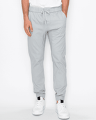 MEN'S CLAYTON TWILL STRETCH JOGGERS front view