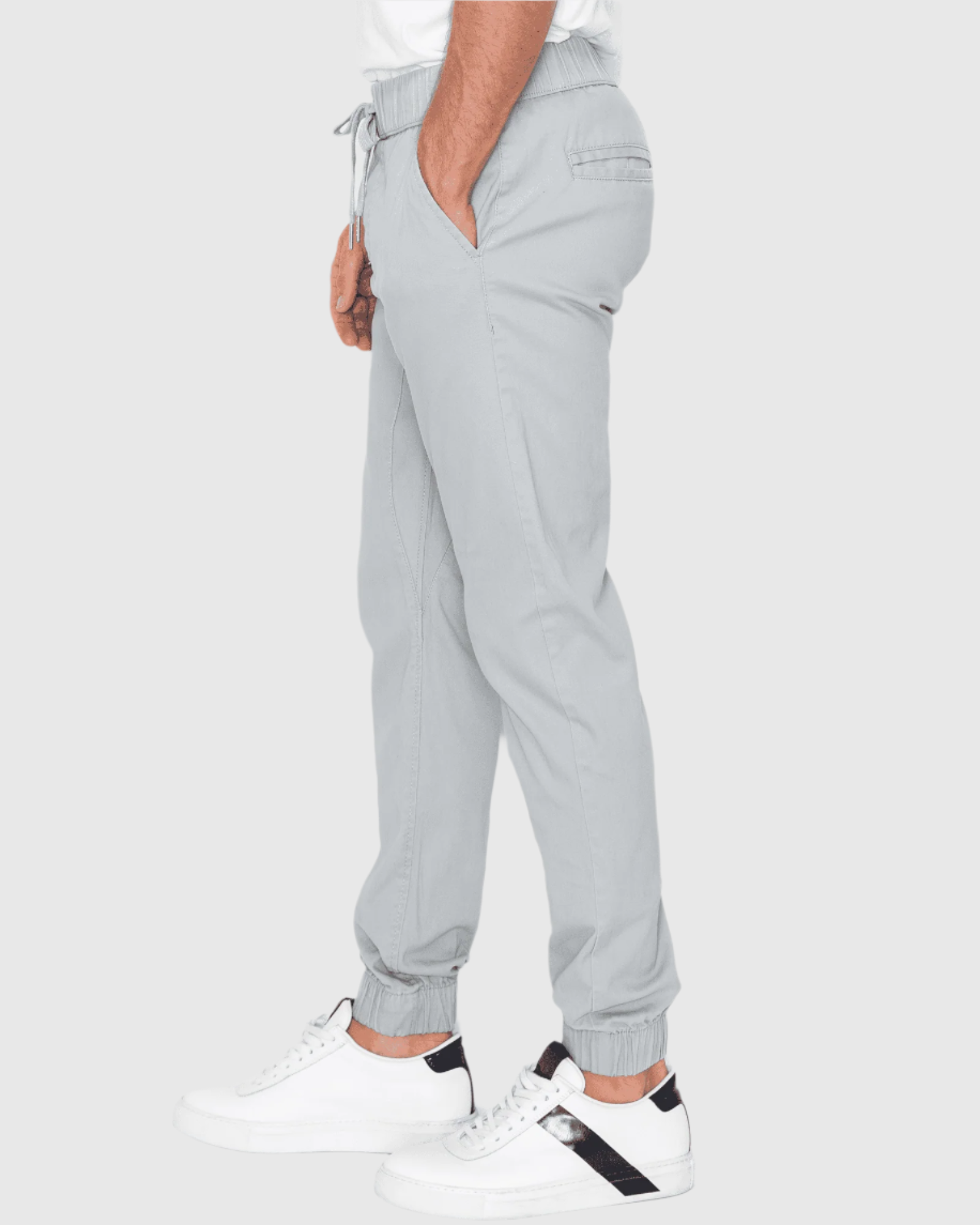 MEN'S CLAYTON TWILL STRETCH JOGGERS side view