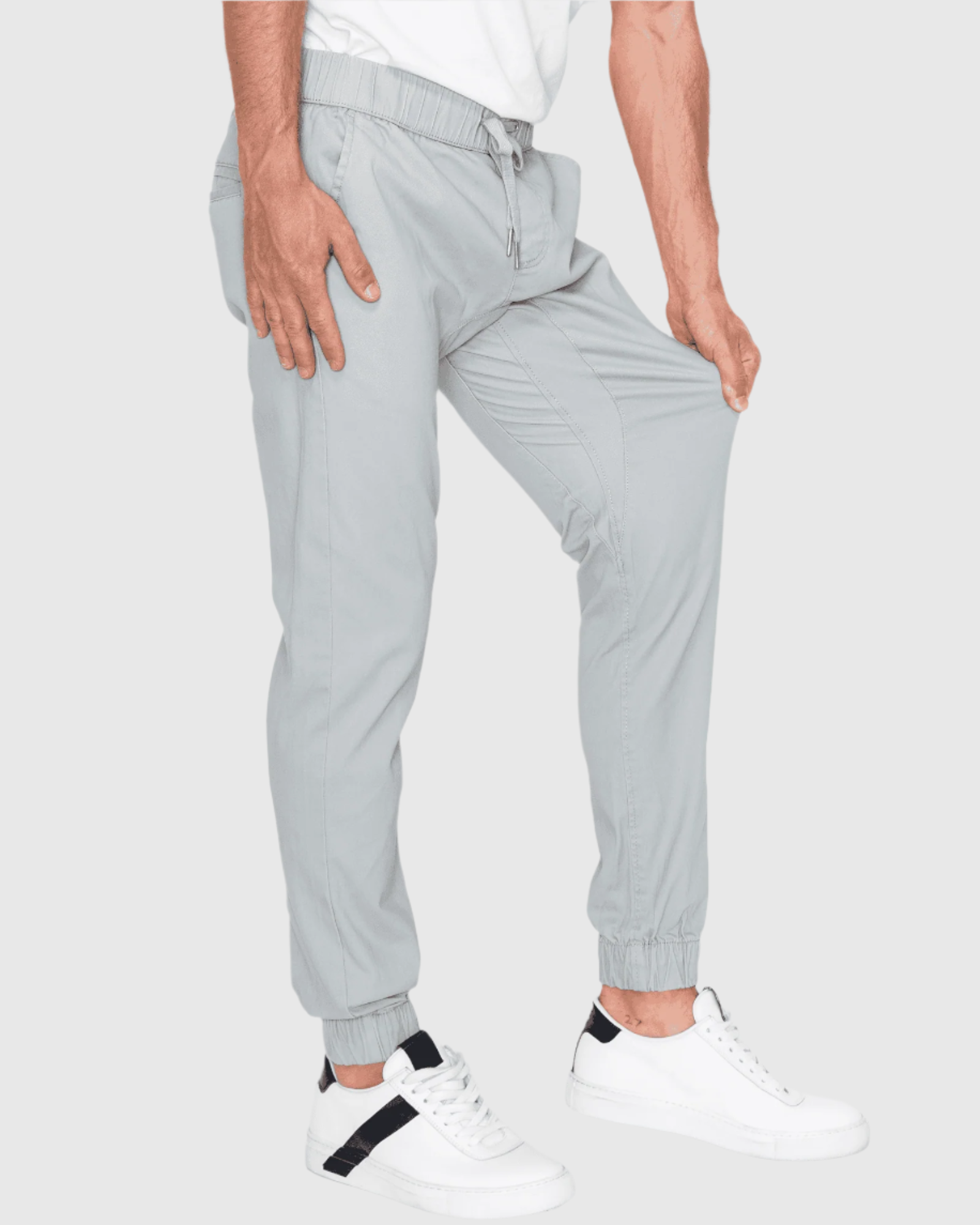 MEN'S CLAYTON TWILL STRETCH JOGGERS detail view