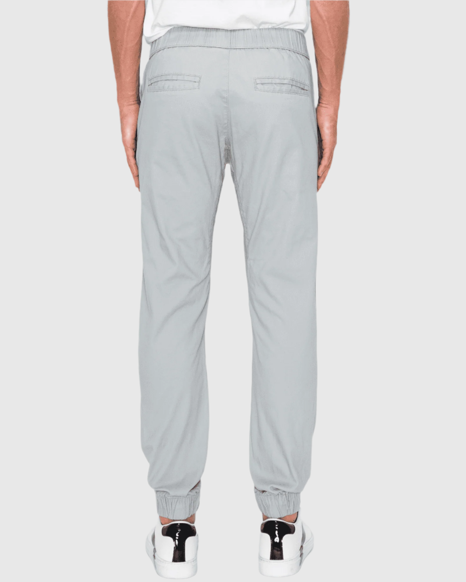 MEN'S CLAYTON TWILL STRETCH JOGGERS back view