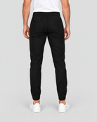 Clayton Stretch Twill Jogger in Black Back View