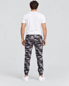 Clayton Stretch Twill Jogger in Camo Grey Back View