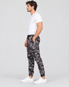 Clayton Stretch Twill Jogger in Camo Grey Side Profile