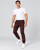Clayton Stretch Twill Jogger Stretch Fabric Performance in Oxblood Camo