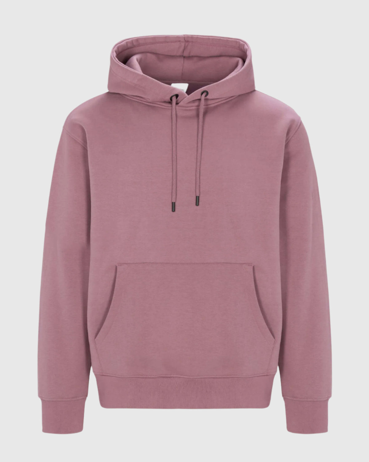 Elderberry Heavyweight Pullover Hoodie front product view with kangaroo pocket and drawcord hood