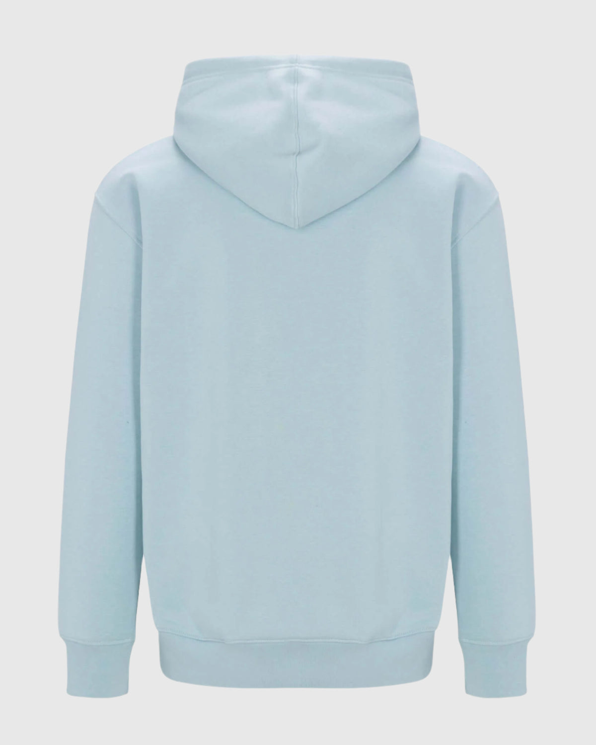 Forget Me Not Heavyweight Pullover Hoodie back product view showing rear construction and hood