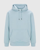Forget Me Not Heavyweight Pullover Hoodie front product view with kangaroo pocket and drawcord hood