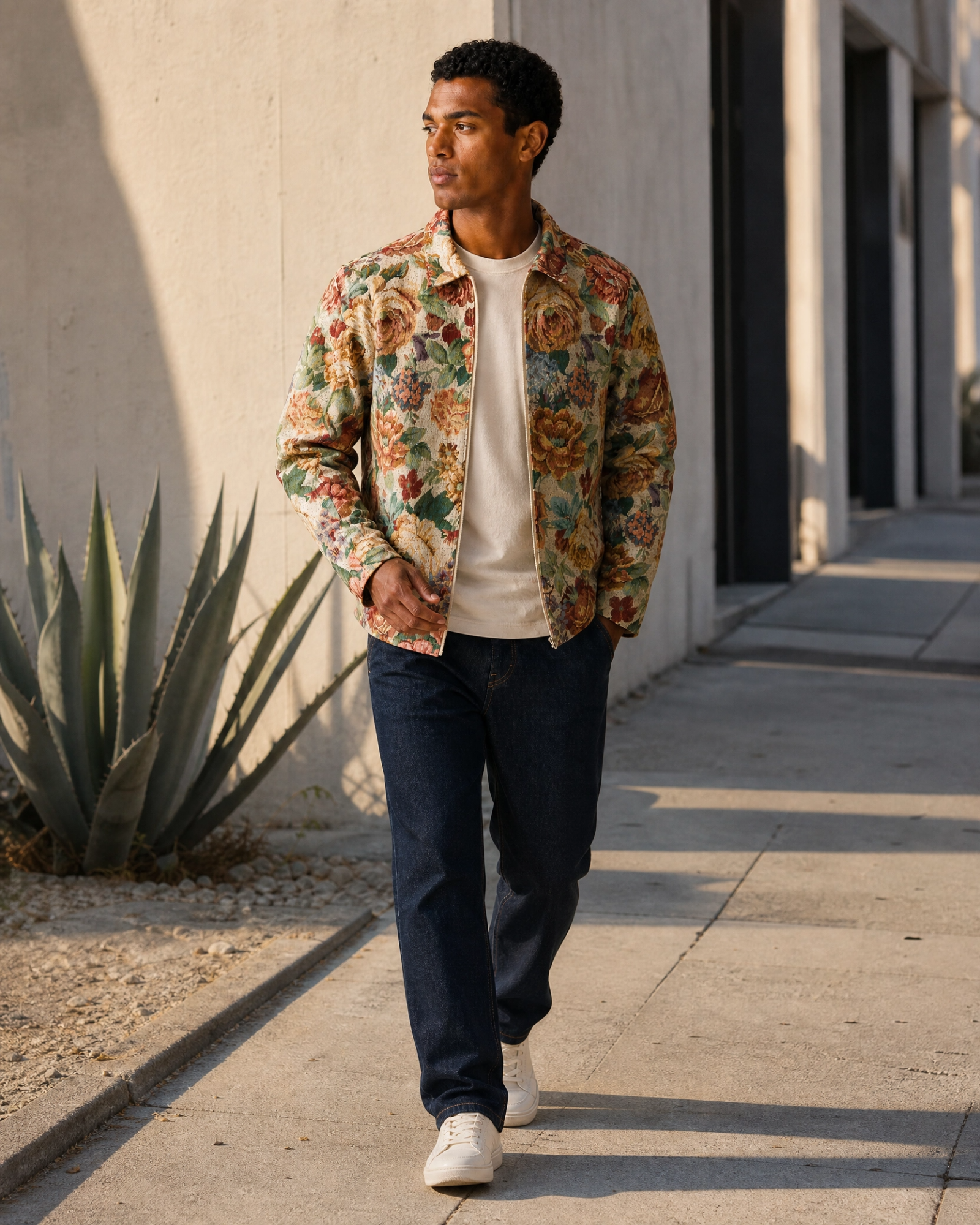 Men’s Malchiah Woven Jacket full body view