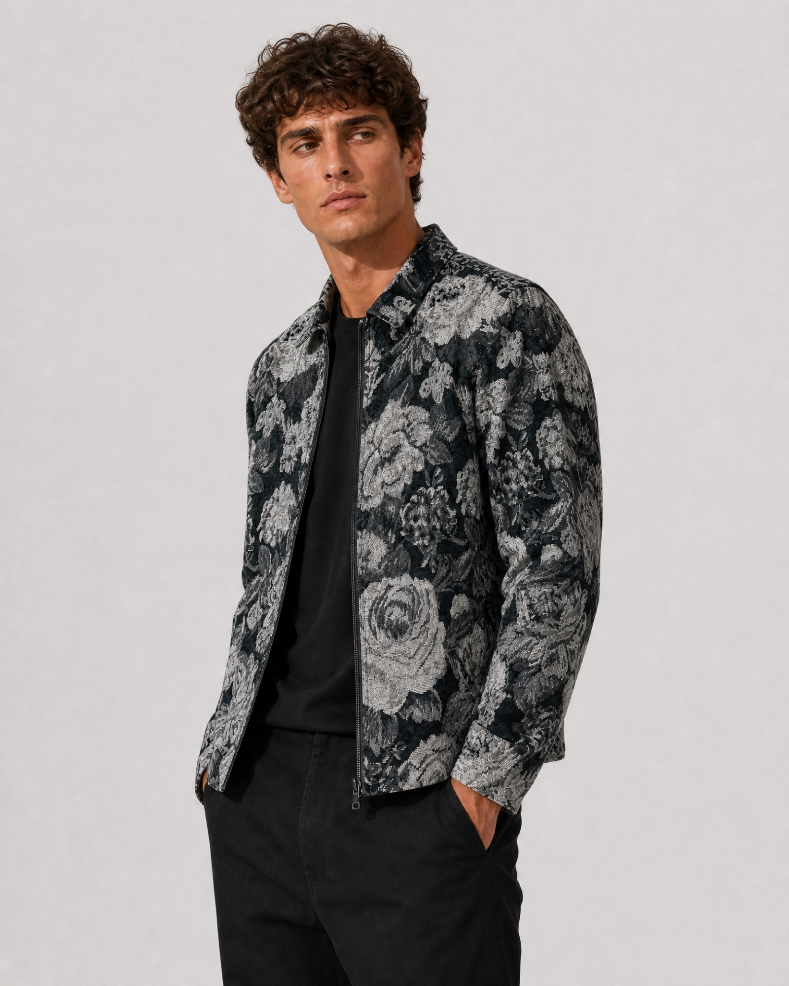 Men’s Malchiah Woven Jacket angled view