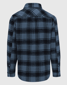 Meadow Flannel Shirt Blue Mix flat back product view