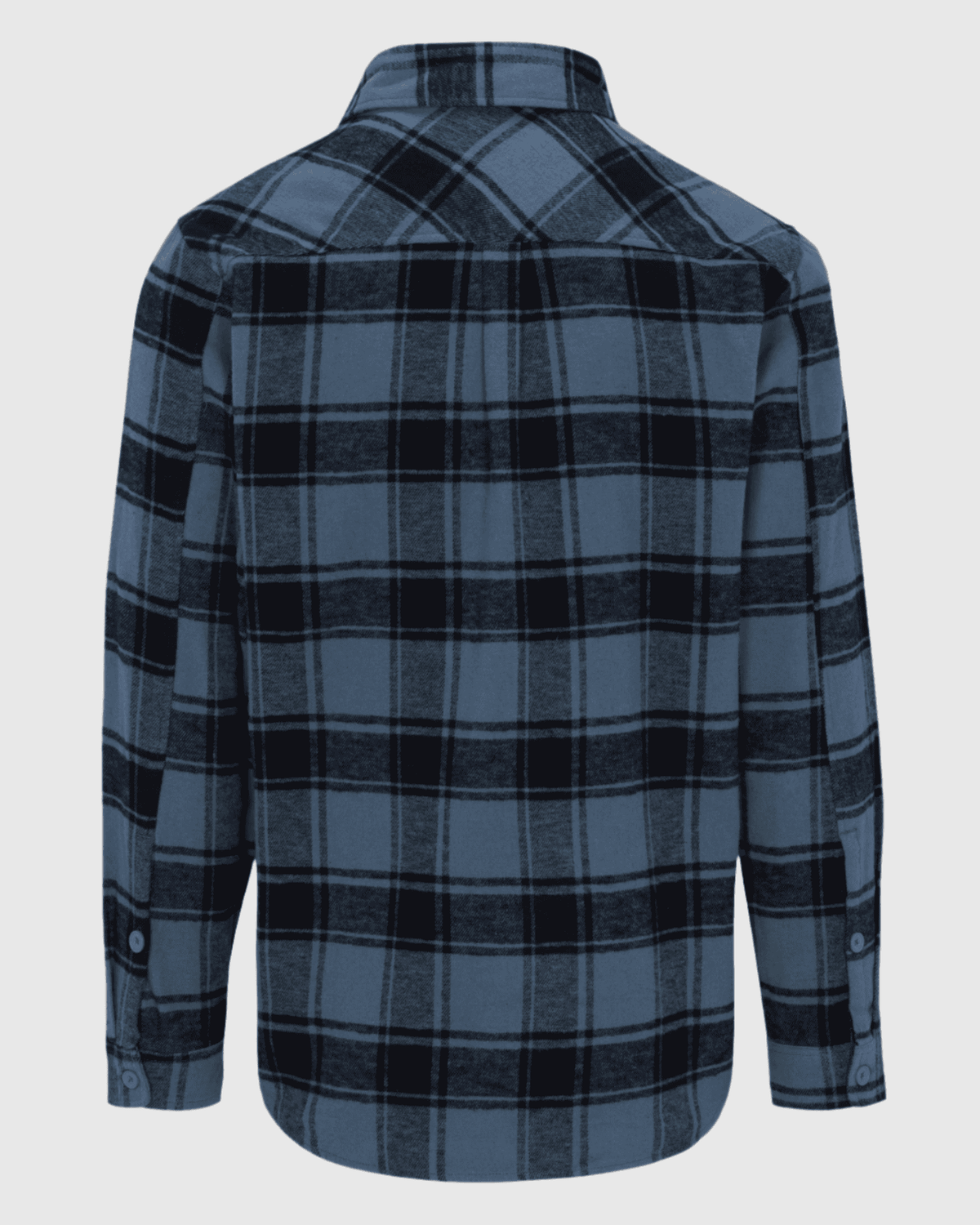 Meadow Flannel Shirt Blue Mix flat back product view