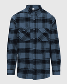 Meadow Flannel Shirt Blue Mix flat front product view