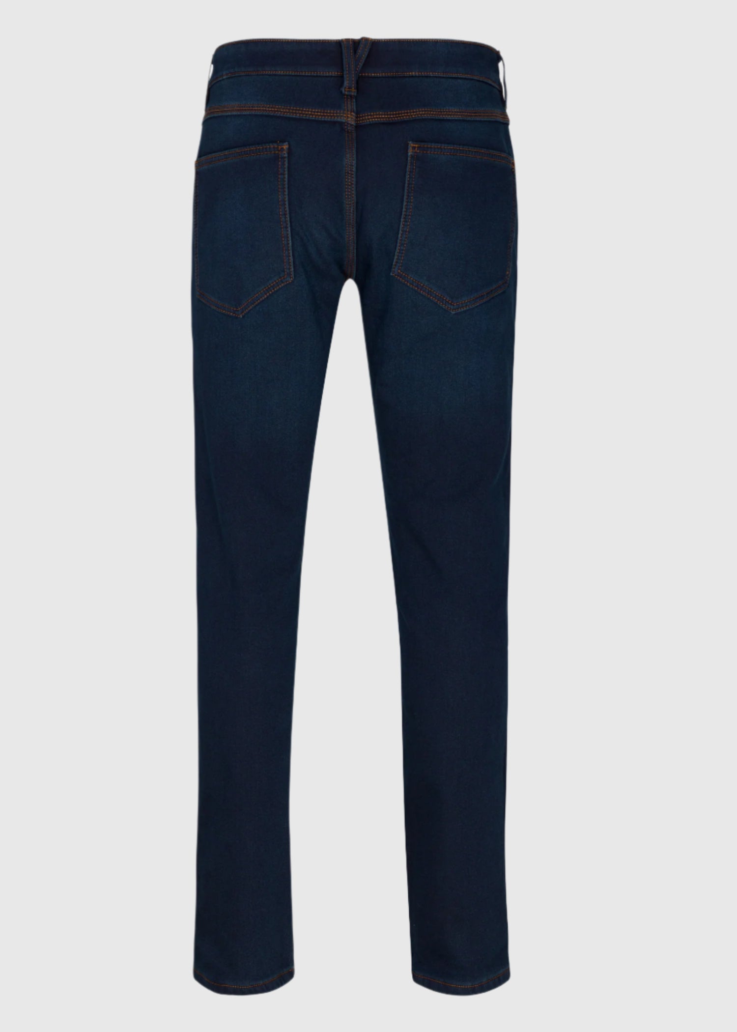 Mens fleece lined scorch neo straight stretch jeans in vanish back pockets 