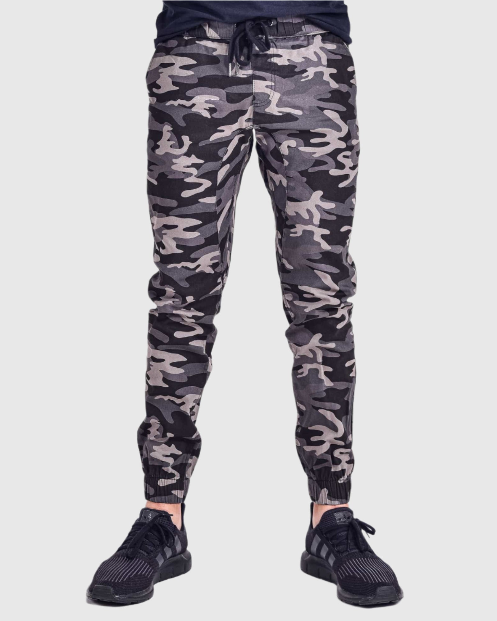 MEN'S CLAYTON TWILL STRETCH JOGGERS front view