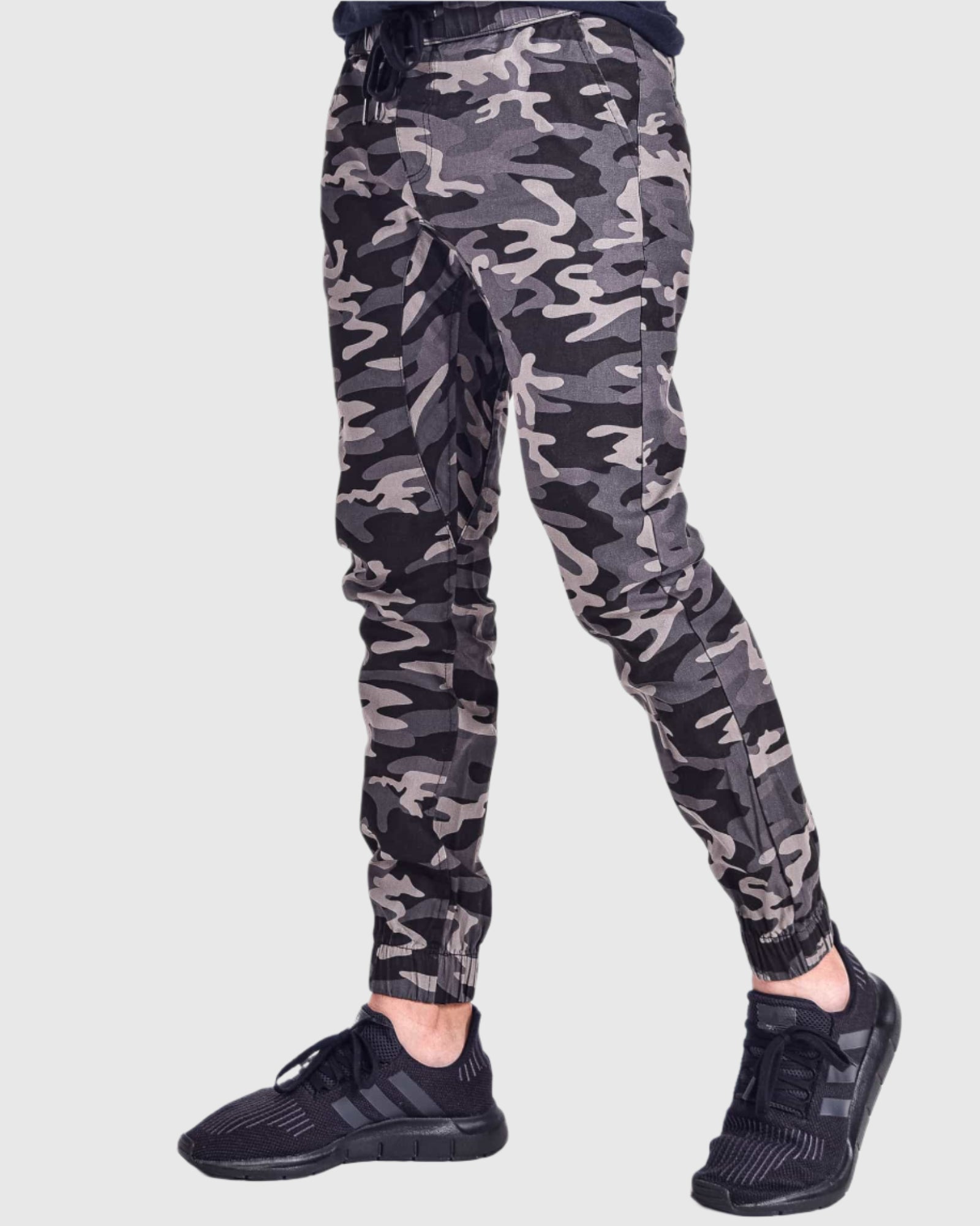 MEN'S CLAYTON TWILL STRETCH JOGGERS front view