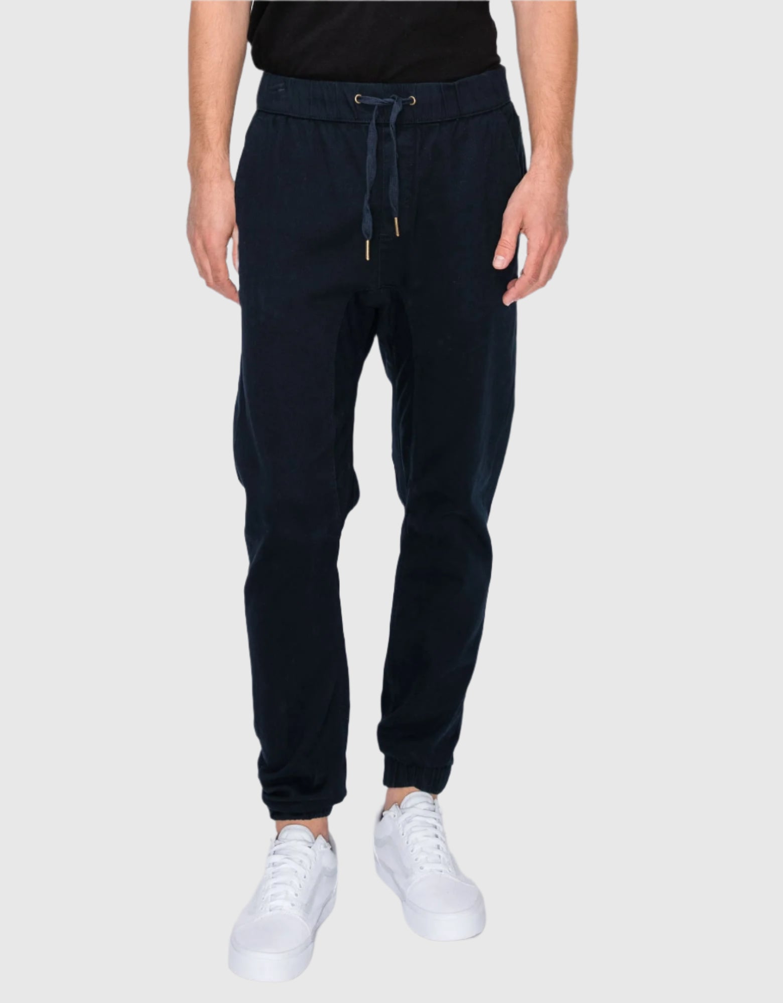 MEN'S CLAYTON TWILL STRETCH JOGGERS front view