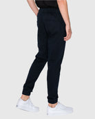 MEN'S CLAYTON TWILL STRETCH JOGGERS back view