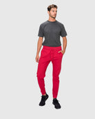 MEN'S CLAYTON TWILL STRETCH JOGGERS front view